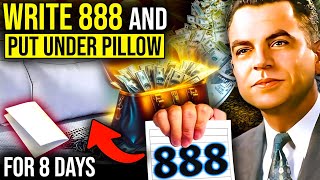 Write 888 and Put It Under Your Pillow Before Bed - Law of Attraction - Eric Butterworth