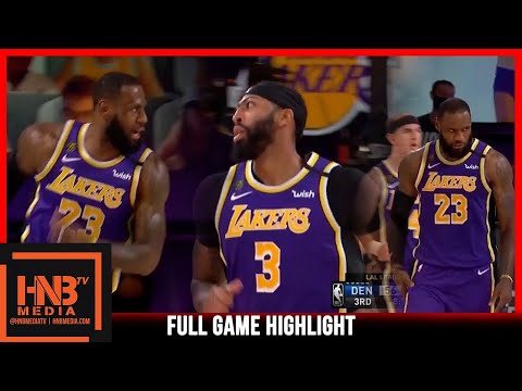 Lakers vs Nuggets 9.26.20 Game 5 | Western Finals | Full Highlights