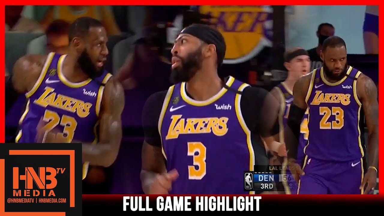 Lakers vs Nuggets 9.26.20 Game 5 | Western Finals | Full Highlights