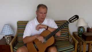 Video thumbnail of "Blue Moon - Julie London version - Guitar Tutorial"