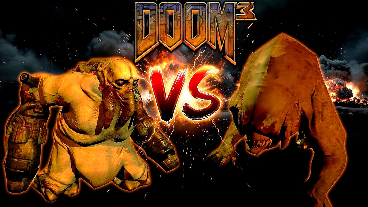 Mancubus vs Melee Monsters | Cinematic Battle | DOOM 3 Monster ...