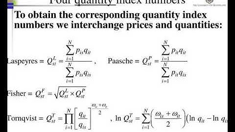 efficiency and productivity measurement index numbers