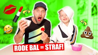 DE STRAF ROULETTE CHALLENGE!! [Rode Bal Bepaalt Onze Straf] ♥DeZoeteZusjes♥