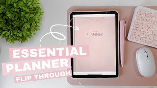 Essential Planner Flip Through | The Only Digital Planner You Will Ever Need￼ | iPad Planner News
