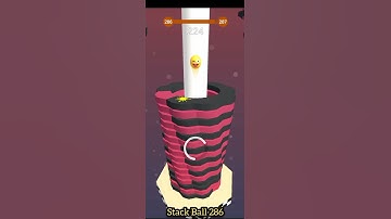 Stack Ball | All Levels Gameplay Walkthrough | New Level 286 | ios, android, Mobile Game #shorts