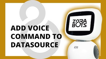 ZBOS by Zorabots: How to add voice command to custom kiosk datasource