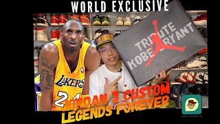 Jordan 3 Kobe Bryant World Exclusive 全世界唯一一双的JORDAN 3 科比 | Aurizn.com