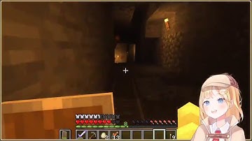 Amelia getting chased by an Enderman !
