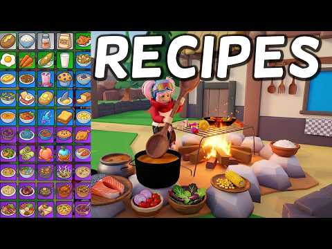 OVER 200 Recipes! Rare Epic &amp; Legendary (Cook a Recipe Roblox)
