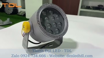 Đèn led rọi cột ngoài trời 12w 24w 48w giá tốt tại xưởng l Báo giá đèn led rọi cột