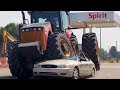 Versatile Tractor Car Smash