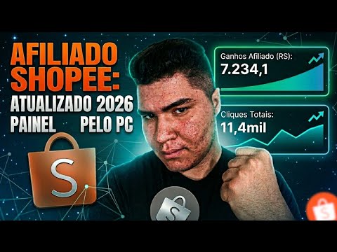 Login Painel Afiliados Shopee no PC + Como gerar links e vender