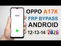 Oppo A17k FRP Lock Removal - Easy Method | Oppo A17k FRP Bypass Android 12/13/14