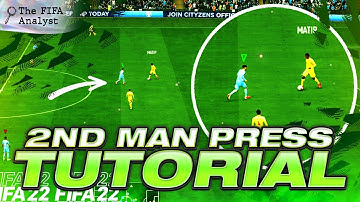 HOW TO PRESS ON FIFA 22! 2ND MAN PRESS TUTORIAL | FIFA 22 DEFENDING TUTORIAL | FIFA 22 TIPS