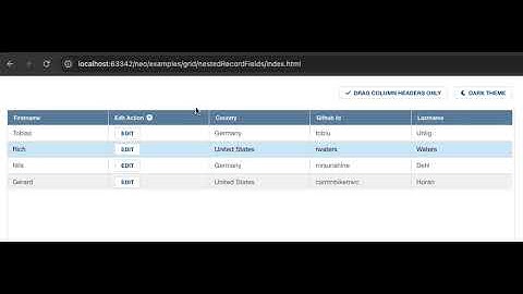 Drag&Drop to resort Grid Column Headers