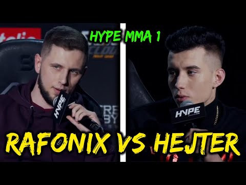 RAFONIX VS HEJTER Konferencja HYPE MMA 1