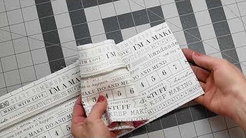 Mini Maker Case - Sewing the back panel