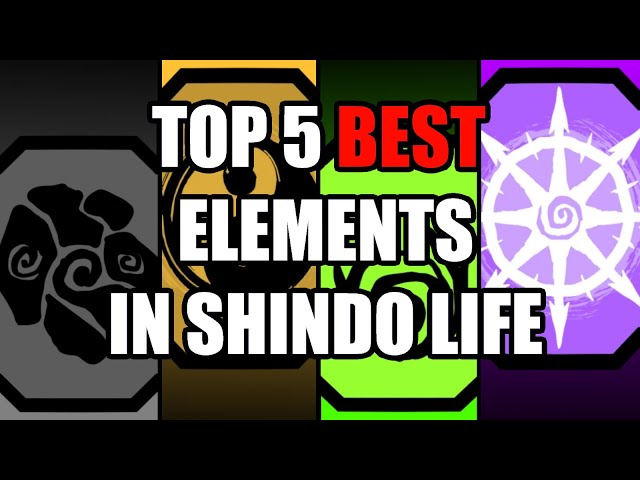 The OFFICIAL ELEMENT TIER LIST  The BEST ELEMENT In Shindo Life - BiliBili