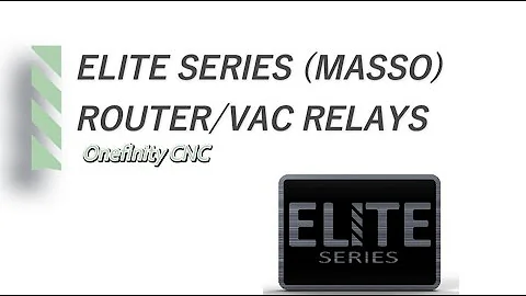 Onefinity Elite CNC (Masso) | How to trigger the router and vacuum relay power ports automatically.
