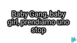 Baby gang - cella 4 (lyrics video)