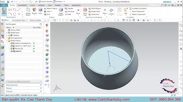 TC29 Phương pháp tạo Khối bằng Revolve và Hiệu chỉnh Revolve