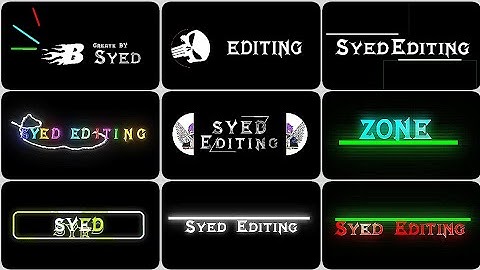 Top 10 Unique Watermark Designs Like AE in Alight Motion | FREE Presets