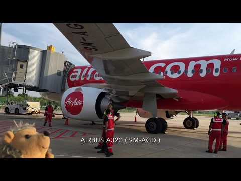 [Brand new A320neo!!] AirAsia AK6013 Alor Setar(AOR) to Kuala Lumpur(KUL) マレーシア国内線