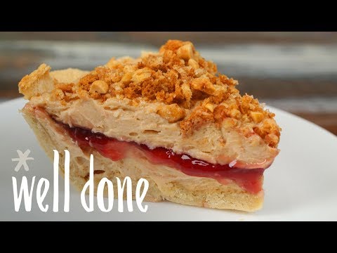 Peanut Butter And Jelly Sandwich Pie: Your Favorite Sandwich Turns Into A Pie | Recipe | Well Done