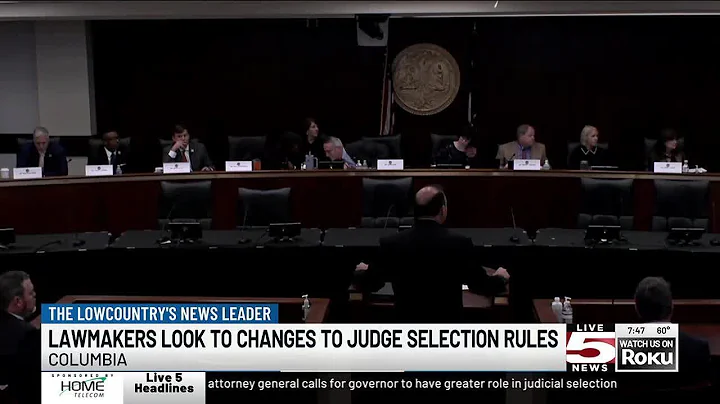 VIDEO: SC attorney general calls for governor to have greater role in judicial selection