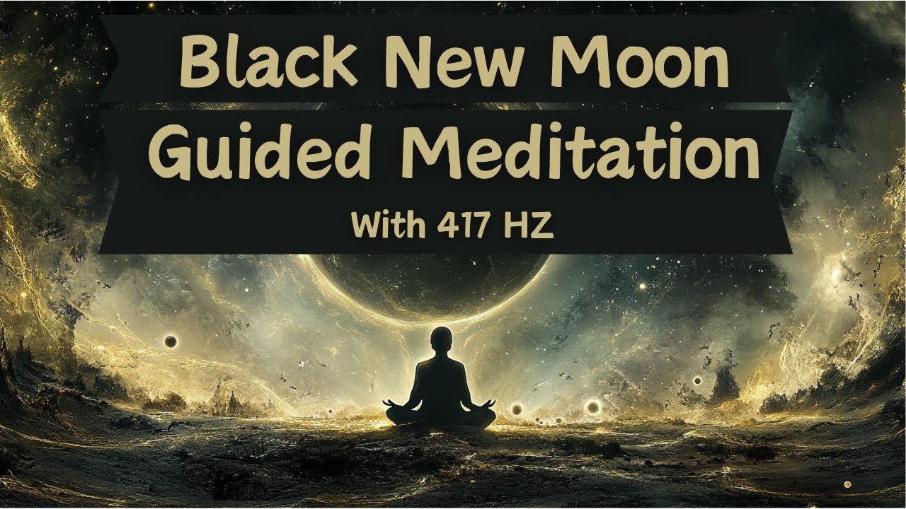 🌑 Black New Moon Guided Meditation | For Transformation and Renewal ...