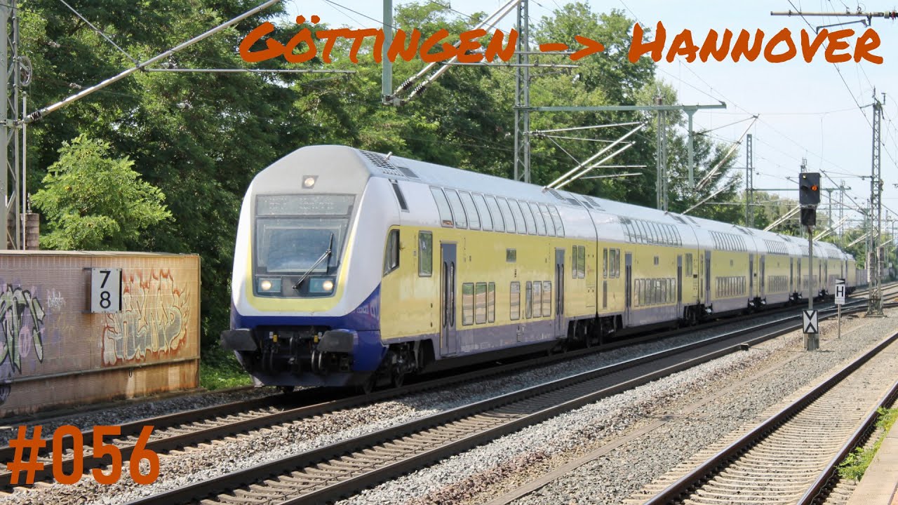 Führerstandsmitfahrt #056 - Im Sonnenuntergang 🌇 nach Hannover