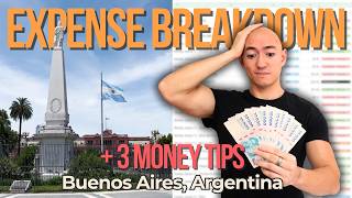 Argentina is getting EXPENSIVE! (Every peso I spent) + 3 Money Tips | Buenos Aires Cost of Living