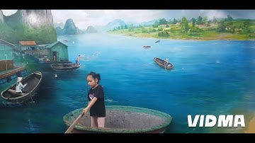 kỉ niệm quảng ninh gate nhà tranh 3D 2024