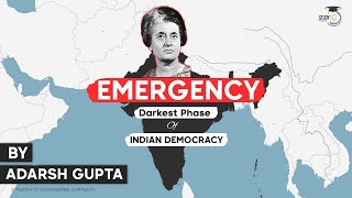 Emergency Provisions in Indian Constitution, History of National Emergency 1975 | Indian Polity UPSC