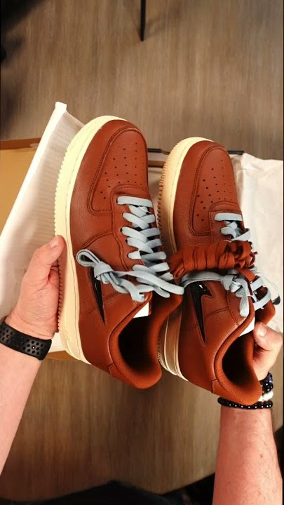 nike men air force 1 '07 premium vintage pecan black pecan alpha