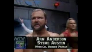 Arn Anderson and Steve Austin vs. Alex Wright and Johnny B. Badd (04 01 1995 WCW Saturday Night) Alex Wright On Stunning Steve Austin