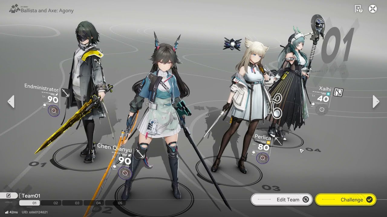 Arknights Endfield: Dumbest way to beat Balista & Axe(AGONY), Start COMP ENDM/CHEN/PERLICA