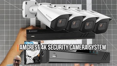 Amcrest 4K Security Camera System