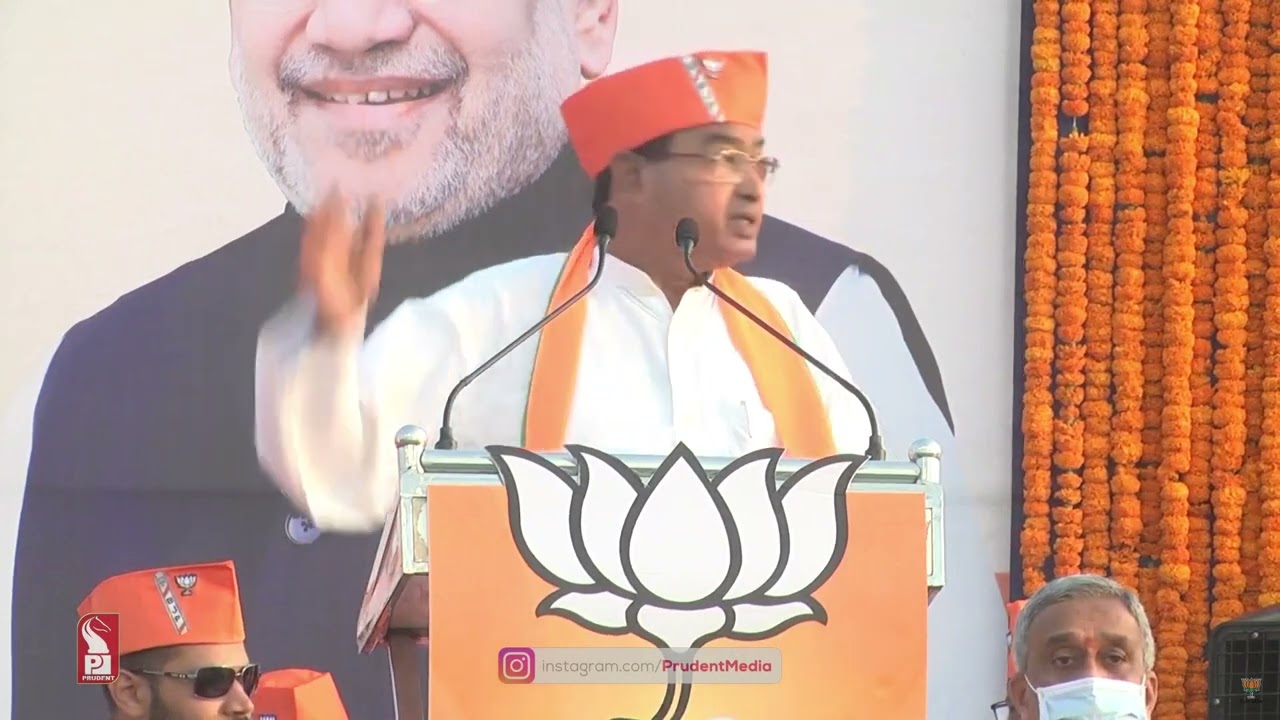 MIN RAVI NAIK'S MIND-BOGGLING SPEECH AT HM AMIT SHAH'S PUBLIC RALLY
