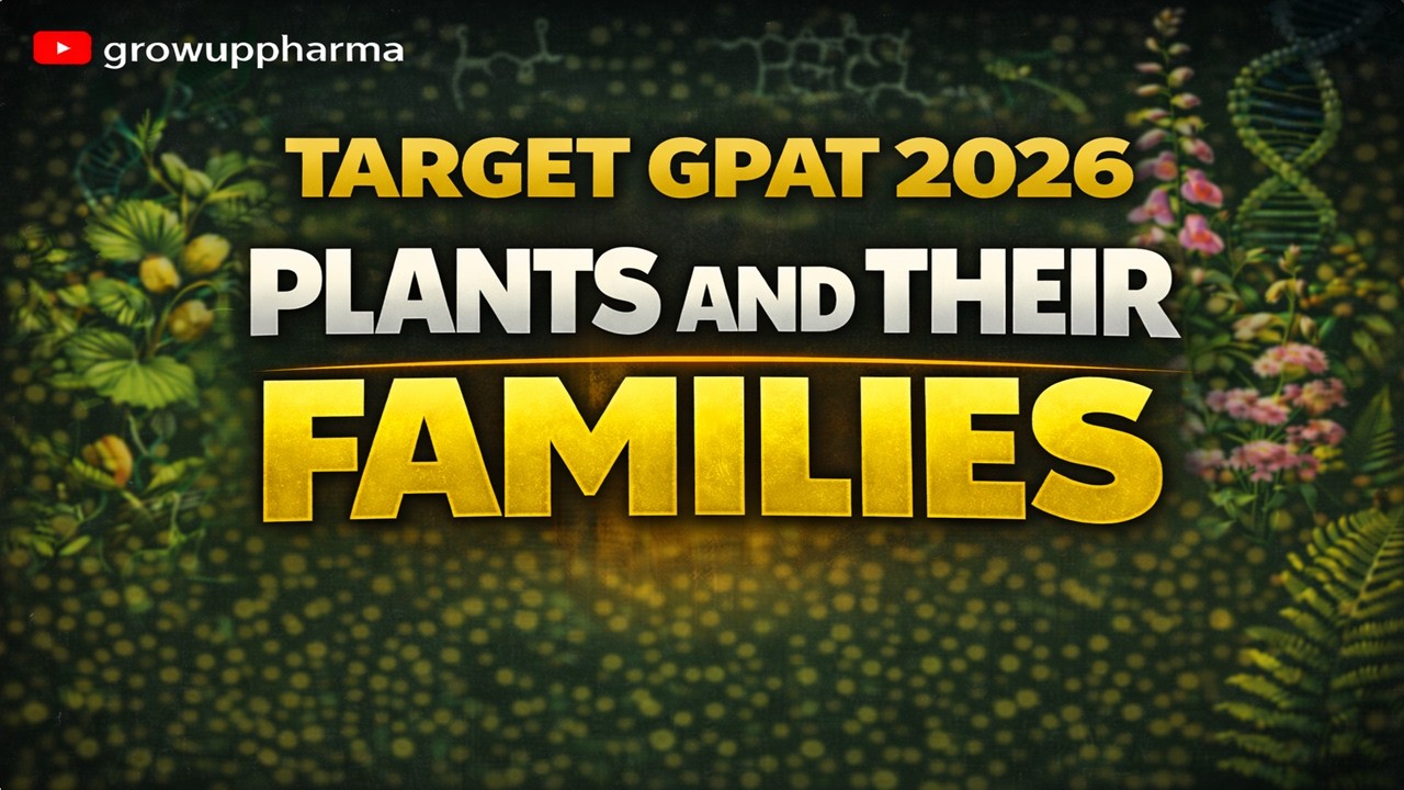 Plants & Their Families | Target GPAT 2026 | Complete Pharmacognosy Revision