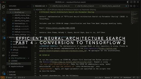 Efficient Neural Architecture Search Part 4 - Conversion to TensorFlow 2 (Bad News)
