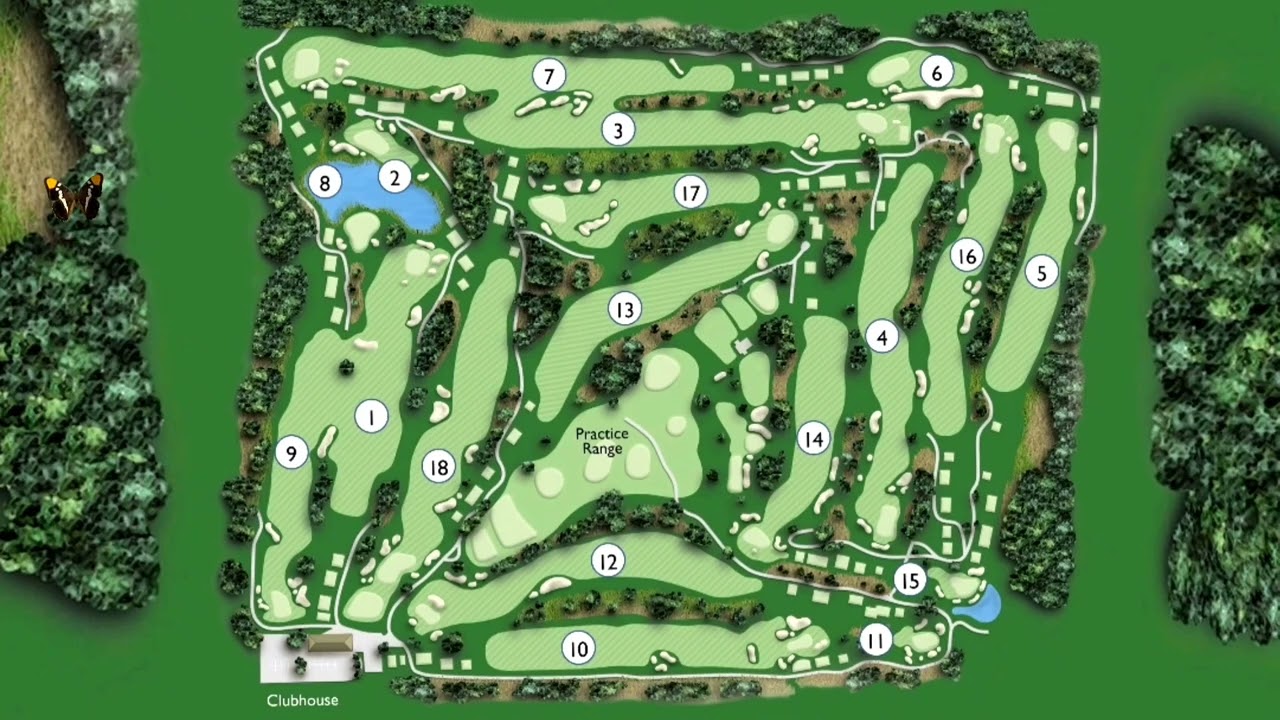 Golf Course Map