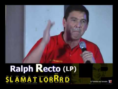 SLAMAT LORRRD Opening Salvo: Ralph Recto