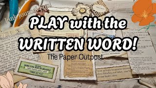 Junk Journal Word Embellishments ✨ Easy Mass-Make Ideas & Tips * The Paper Outpost! :)