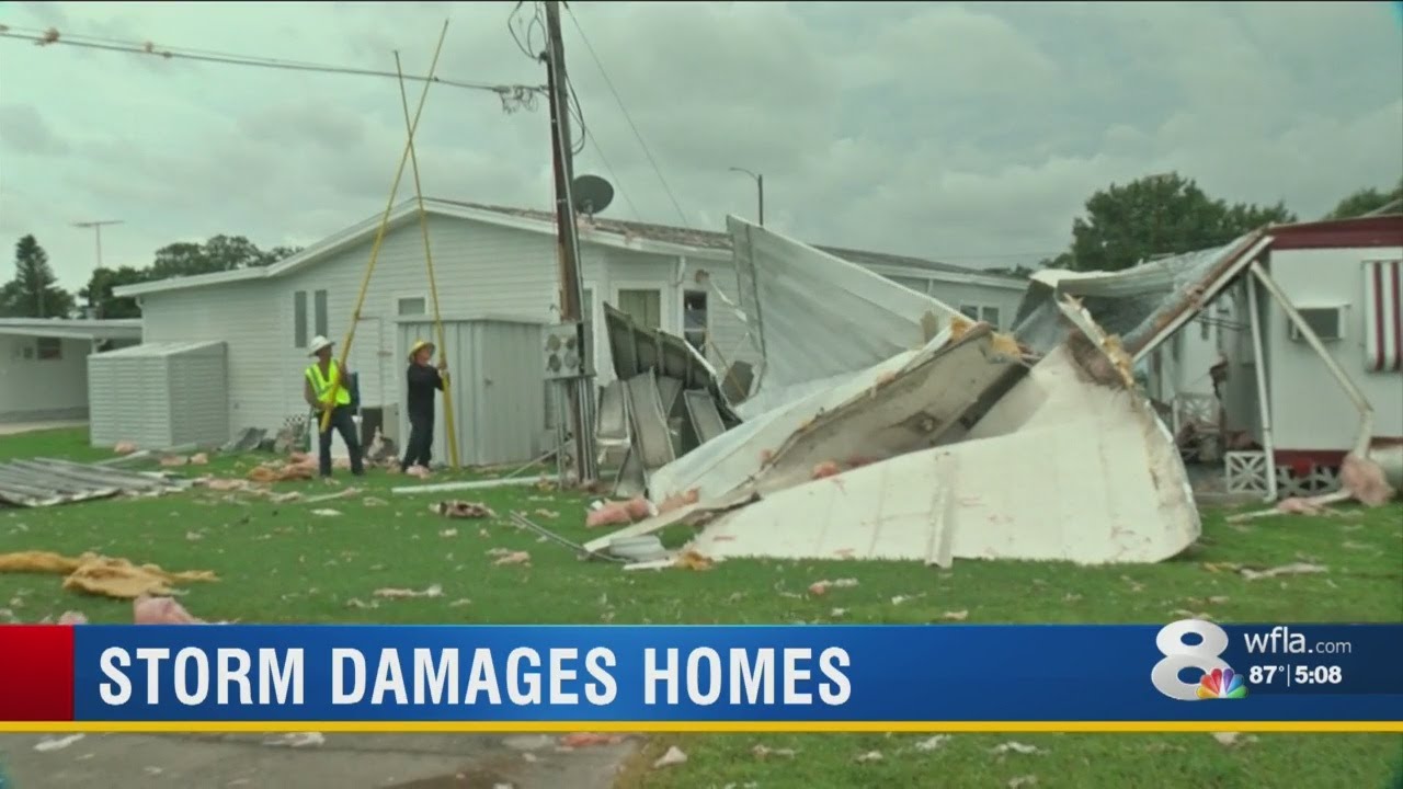 Storm damage in Palmetto
