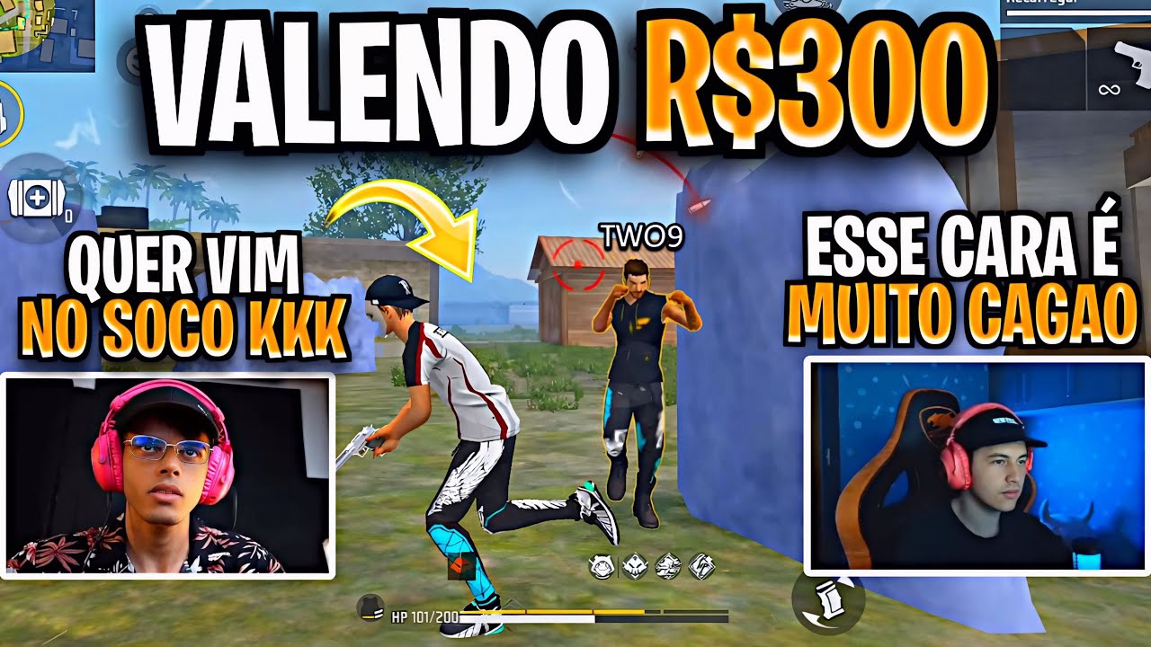 VALENDO R$300 E SÓ DEU FARPA! 🔥 TWO9 LARGOU A ARMA PRA IR NOS PUNHOS NO MARECHAL!