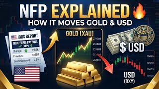 Non-Farm Payrolls (NFP) Explained 🔥 | Impact on Gold, Silver, USD #gold #silver #mcx #cnbc