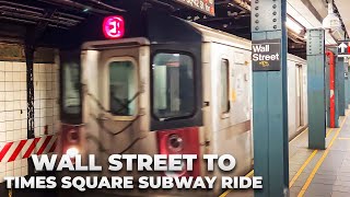 2 Train NYC Subway Ride from Wall Street to Times Square & Attempted Ferry Ride (February 2022) screenshot 4