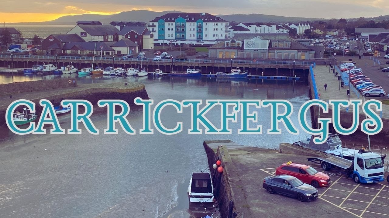 Carrickfergus, (Northern) Ireland Day Trip 🇬🇧 Travel Vlog: Andrew Jackson Centre and Castle