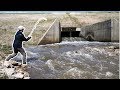 Big Fish Beneath the Spillway!!!